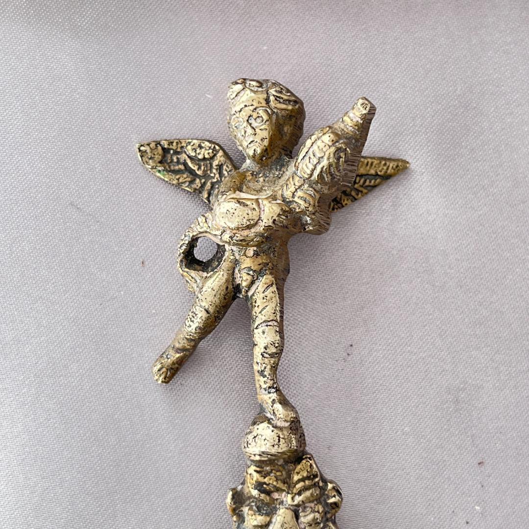 【ドイツ】 天使のティーストレナー【シルバープレート】16cm