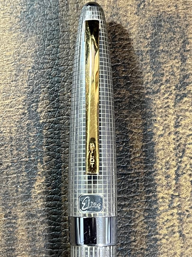 PILOT エリート 万年筆18K 750 STERLING SILVER