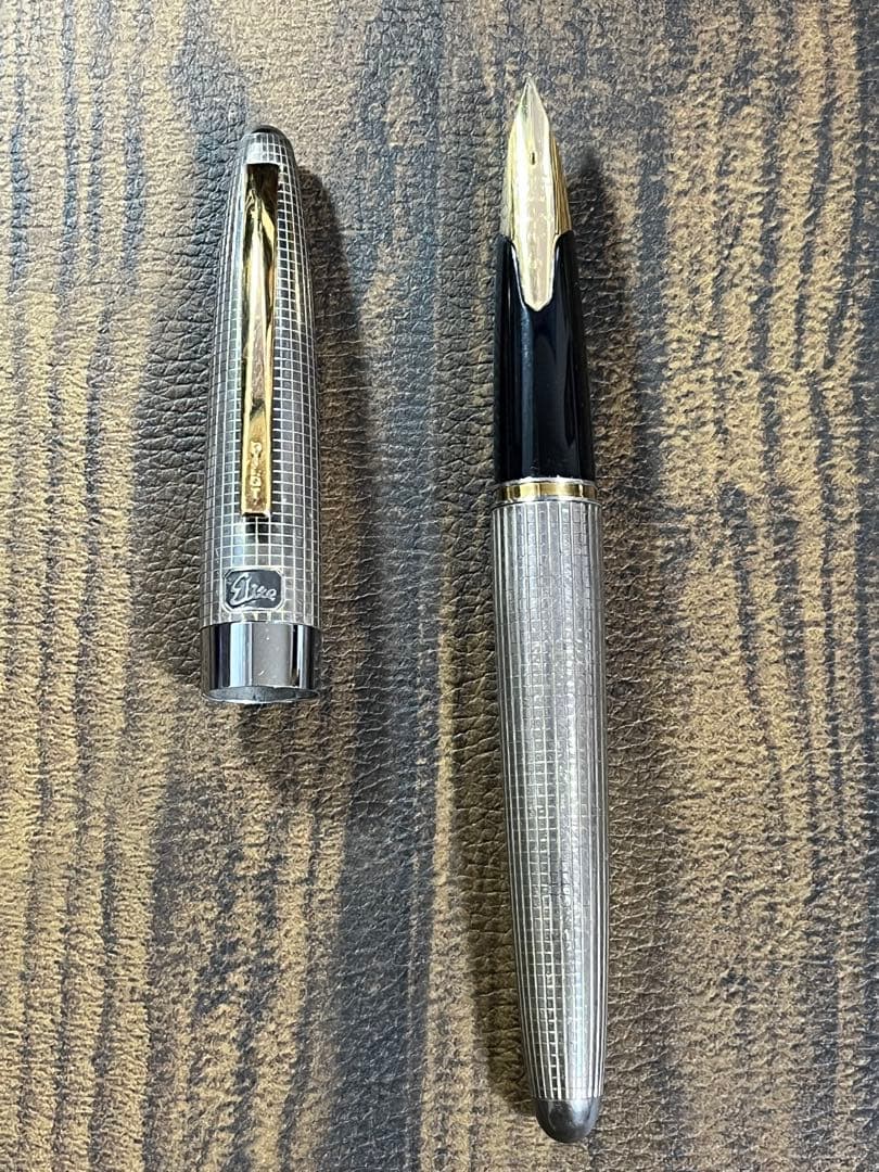 PILOT エリート 万年筆18K 750 STERLING SILVER