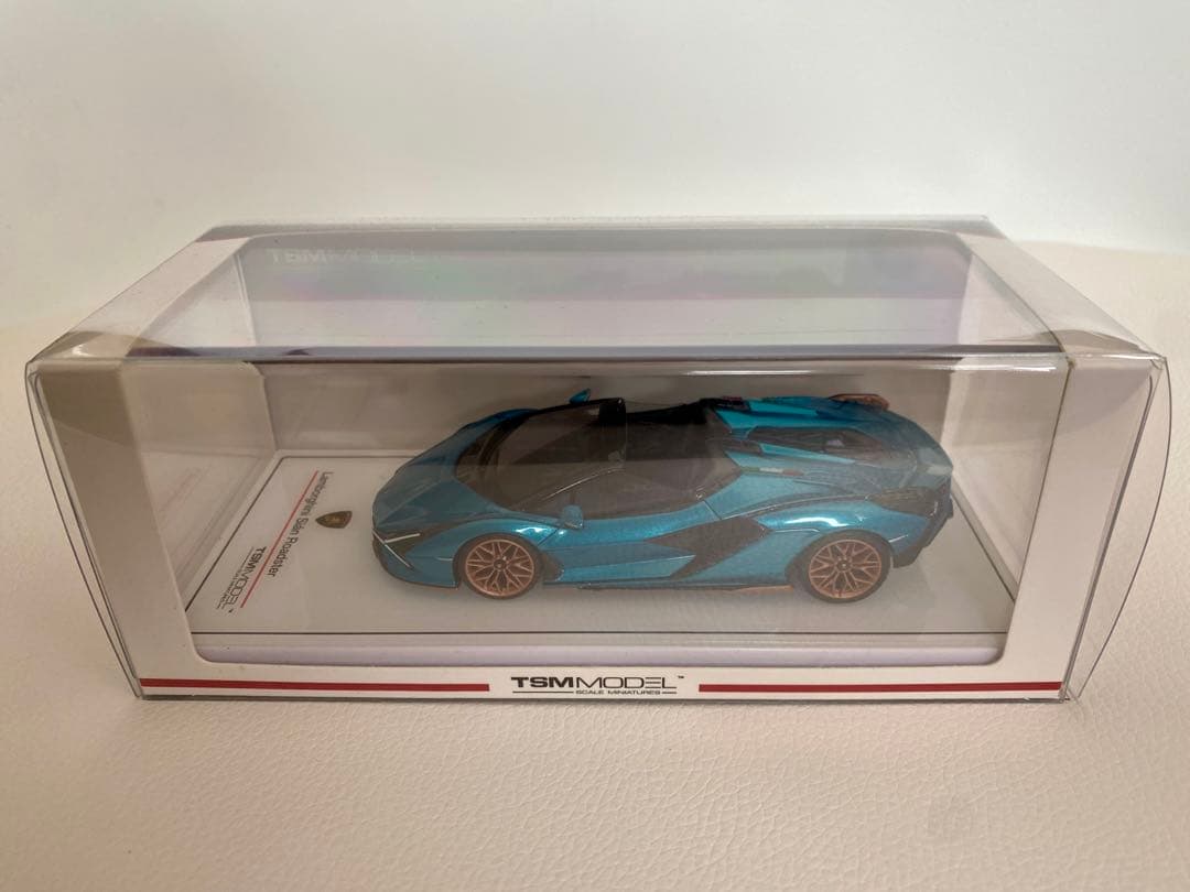 TSM 1/43 ランボルギーニ シアン ロードスター Blu Uranus