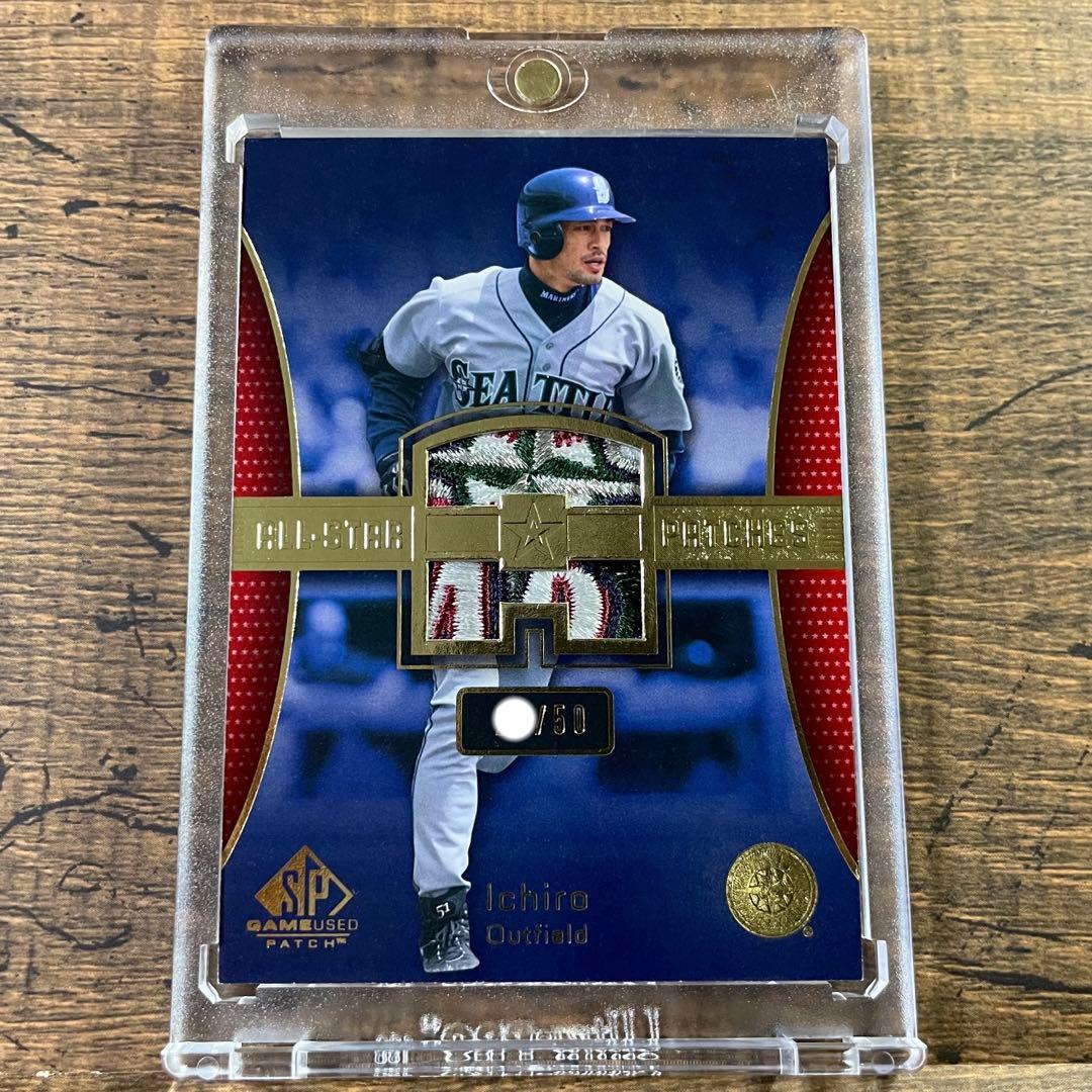 激レア イチロー 2001 実使用ルーキーイヤーオールスターロゴパッチカード