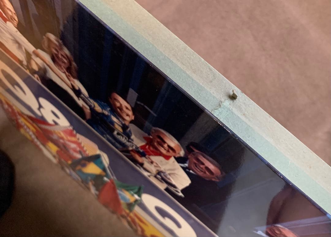 F1レーサー　ナイジェル・マンセル　優勝　表彰式　パネル