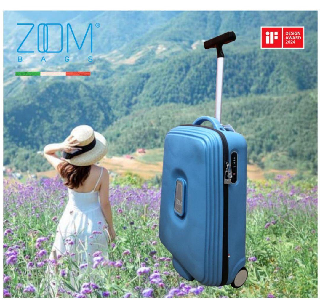 ♦新品♦ スーツケース イタリア製 ネイビー 機内持込OK キャリーバッグ