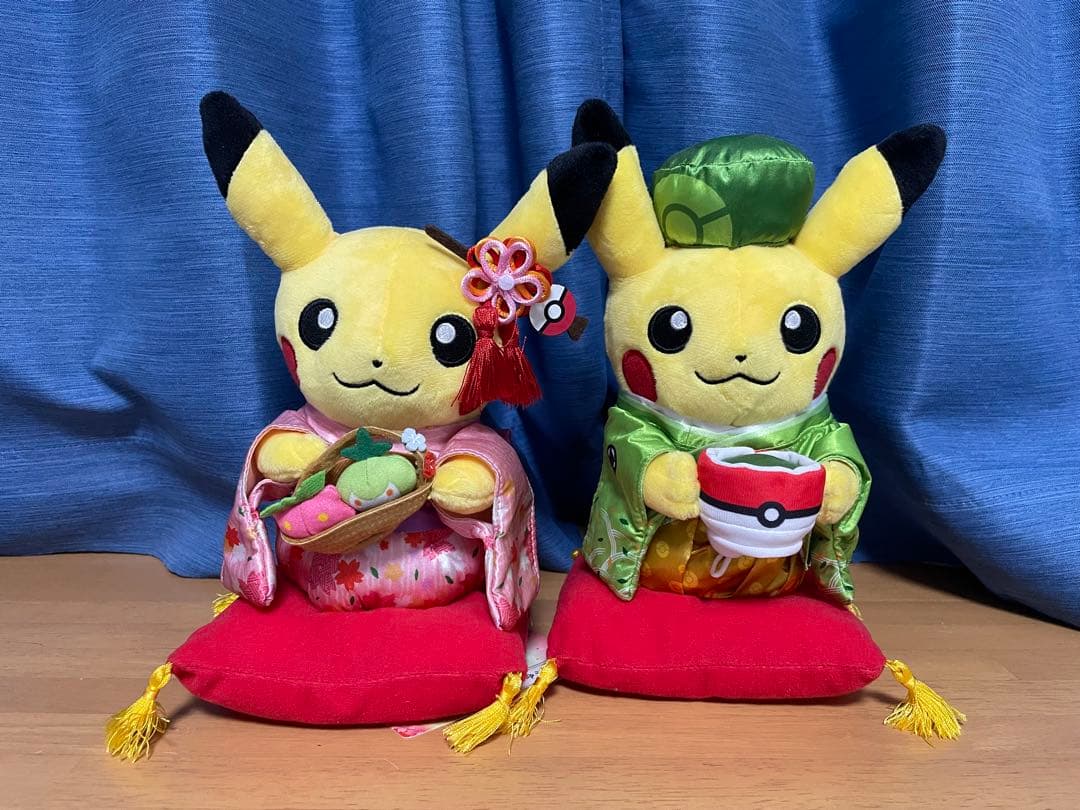 ピカチュウ ぬいぐるみ 2点セット お茶会