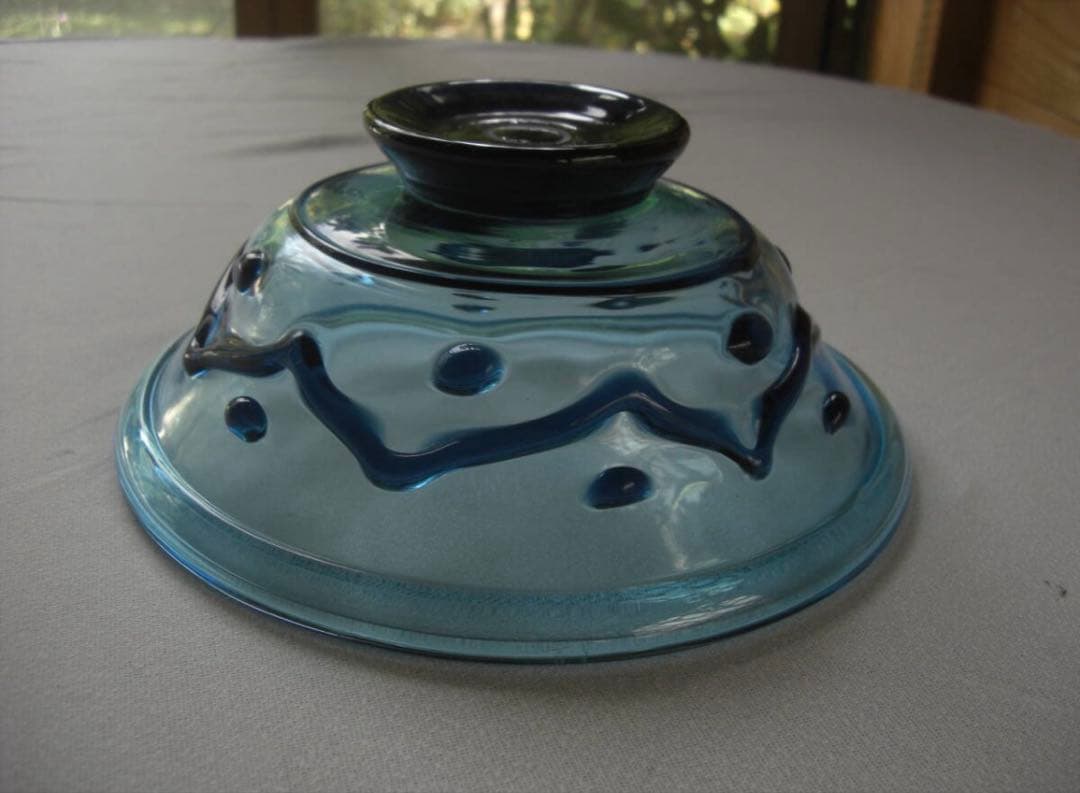 舩木倭帆さんの吹きガラス　大鉢　ボウル　ガラス器 コンポート