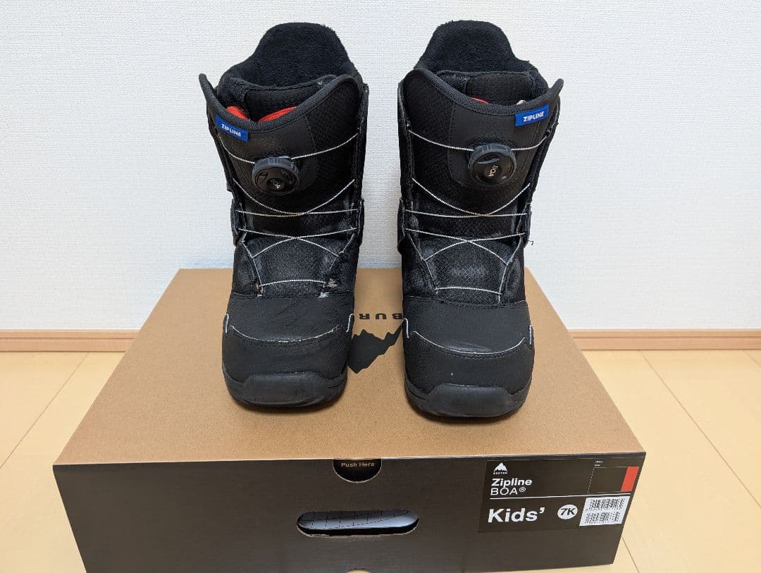 Burton Zipline BOA キッズ スノーボードブーツ 25cm