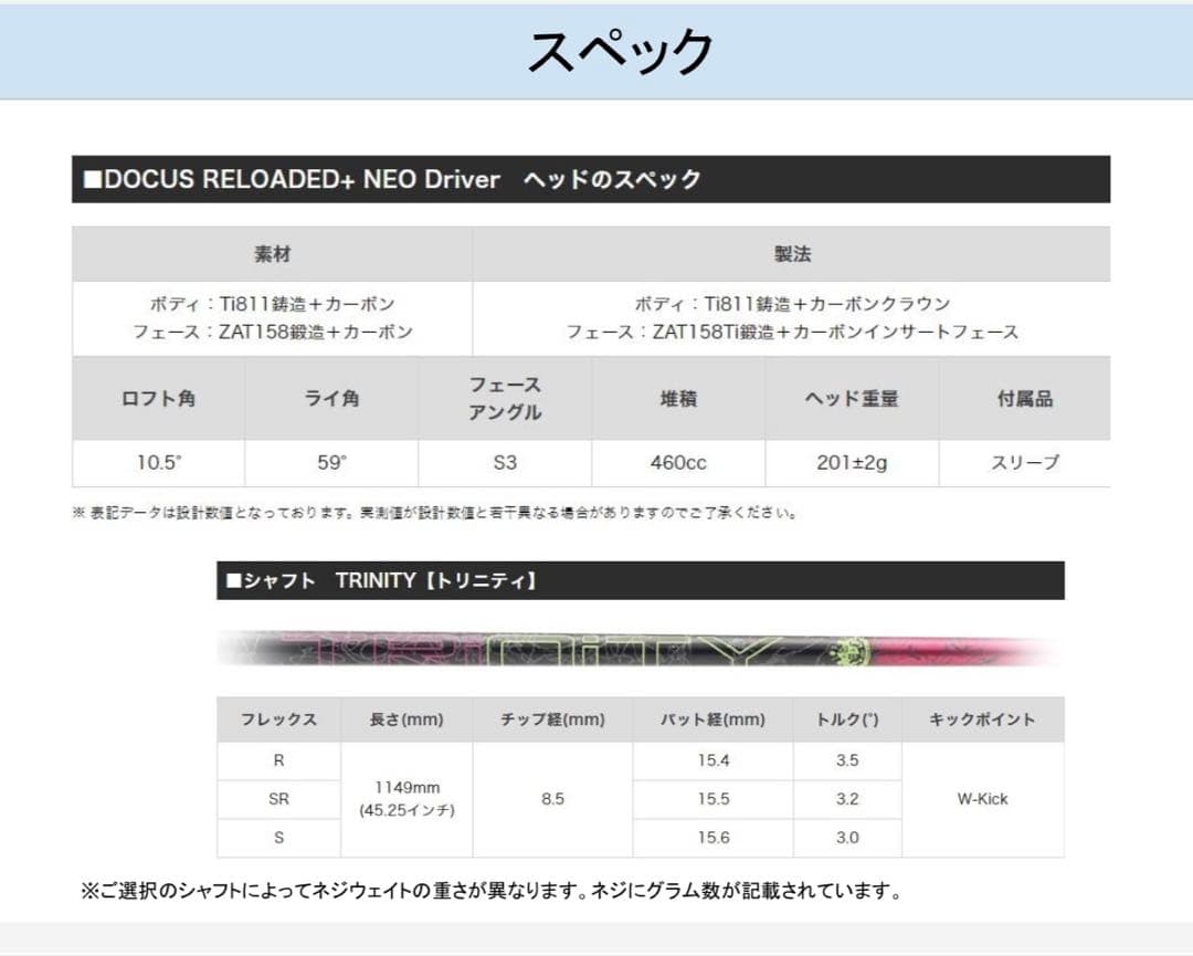 【超美品】 DOCUS ドゥーカス ドライバーヘッドのみ（ヘッドカバー付き）
