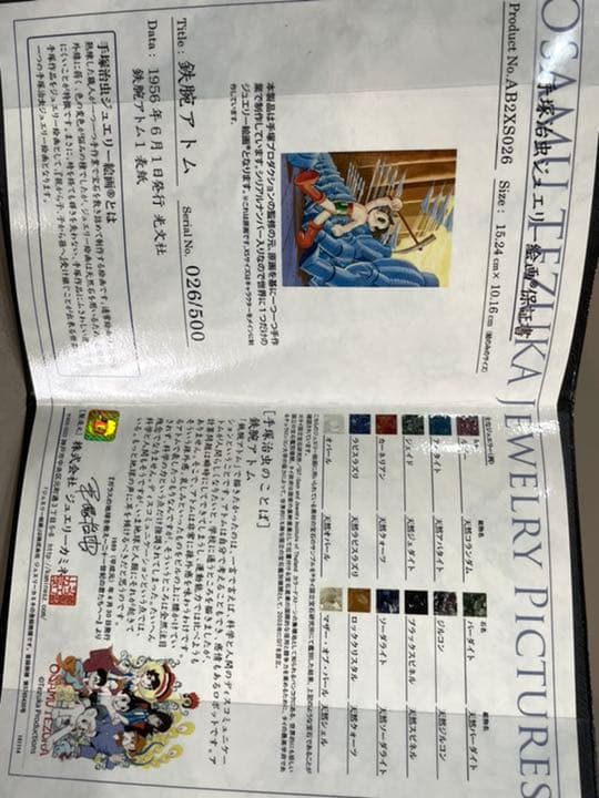 ジュエリー絵画　鉄腕アトム2 XSサイズ