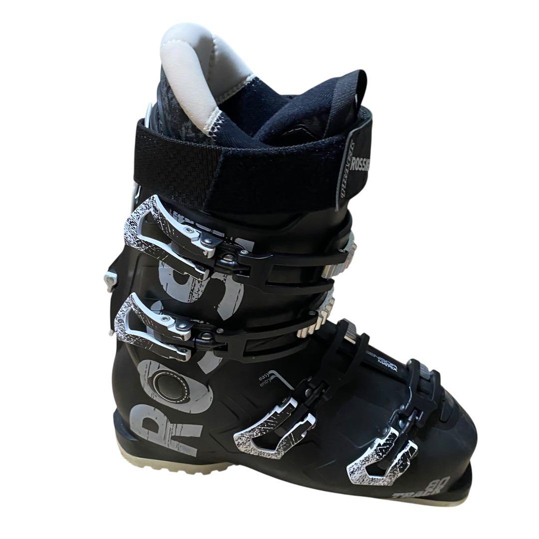 【美品】ROSSIGNOL TRACK80 スキーブーツ ブラック