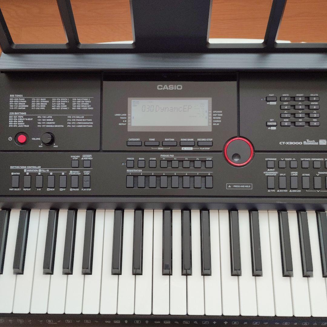 CASIO CT-X3000 61鍵盤 電子キーボード