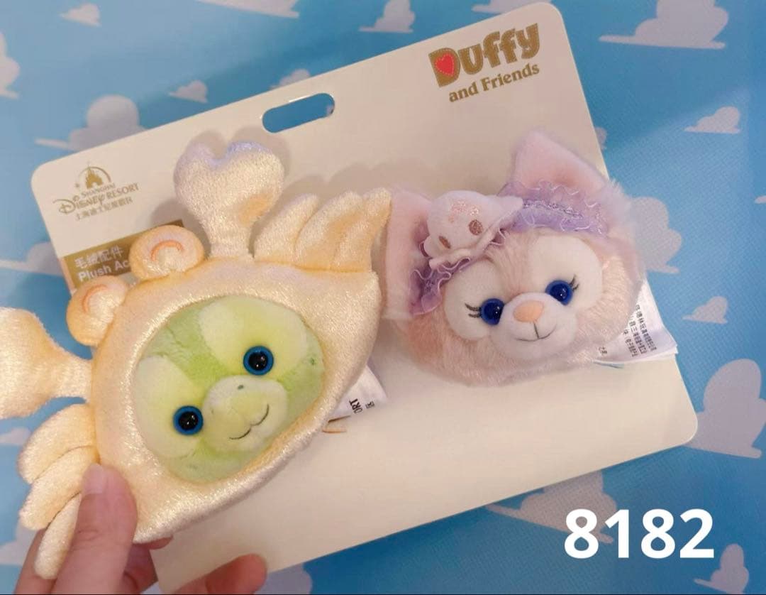 専用③お顔厳選　上海ディズニー　サマー　ダッフィー　SSぬいぐるみ5282