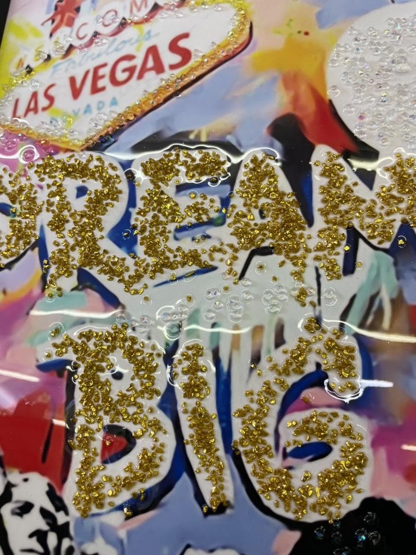 水晶絵　アートパネル　バンクシー　風船と少女　壁掛け　パネル　アート　絵　絵画