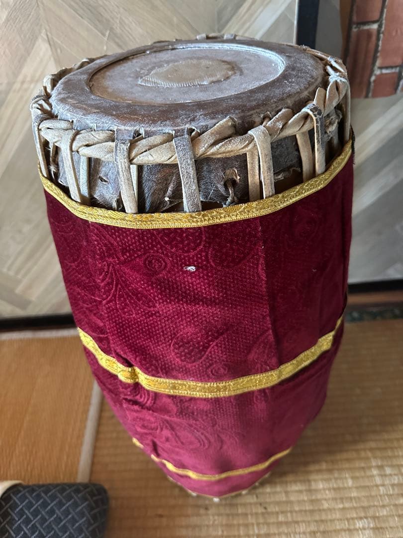 ムリダンガム　Mridangam 民族楽器 太鼓　タブラ　シタール　インド楽器