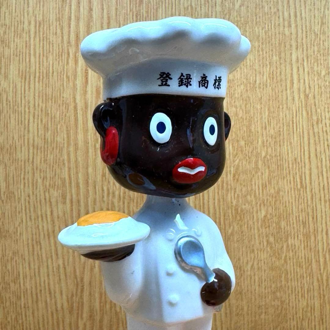 【オリエンタル坊や】　首振り人形　陶器製ツヤ有りver. 化粧箱付き