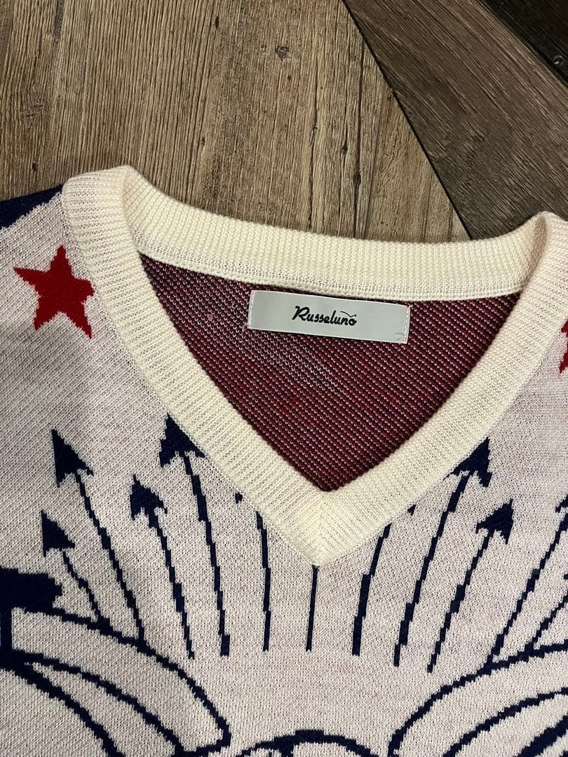 激レア RUSSELUNO ラッセルノ ニット セーター ゴルフウェア ロンT