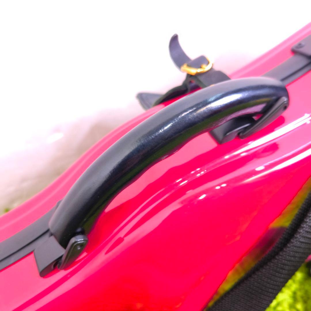 東洋楽器　プリュームファイバーケース プラチナワイン バイオリンケース