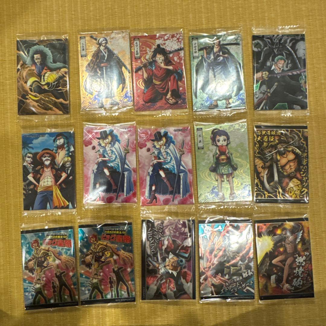 今だけ！！お値下げ！ワンピース カード、シールウエハースセット売り