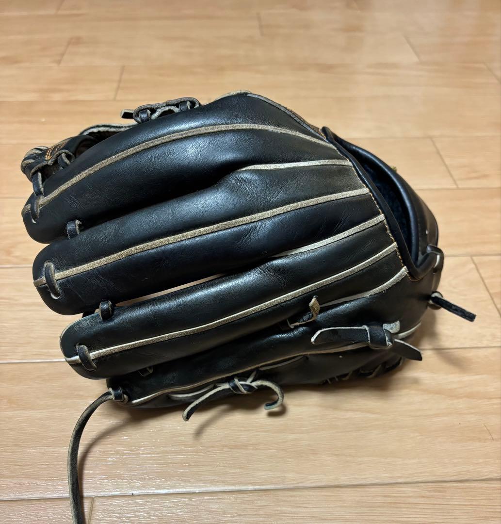 ZETT 硬式グローブ 黒