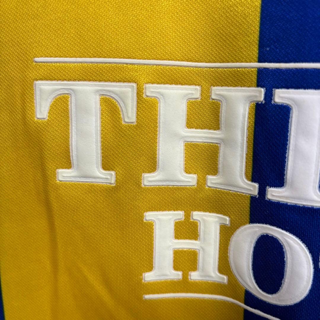 asics アシックス リーズユナイテッド ユニフォーム ゲームシャツ黄色 青