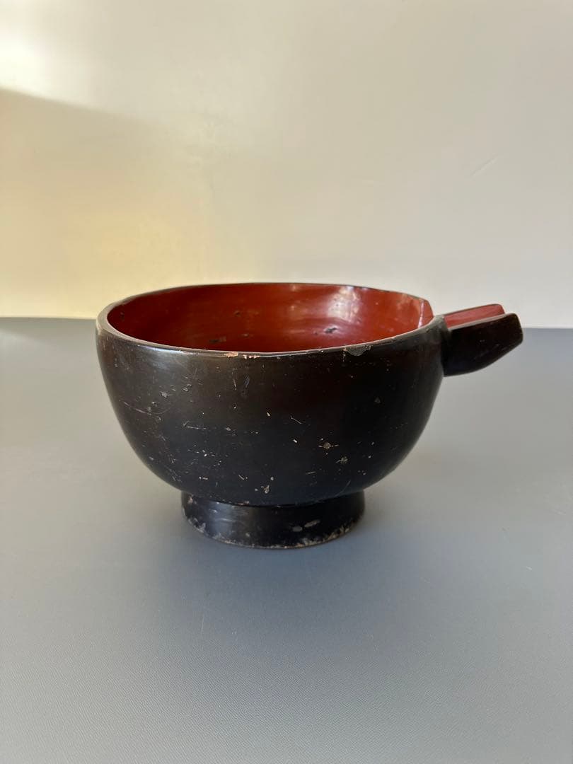 朽木　片口　酒上　酒器　漆器　江戸時代〜明治時代頃