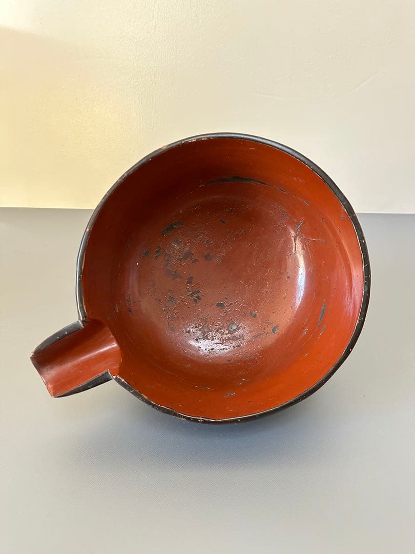 朽木　片口　酒上　酒器　漆器　江戸時代〜明治時代頃