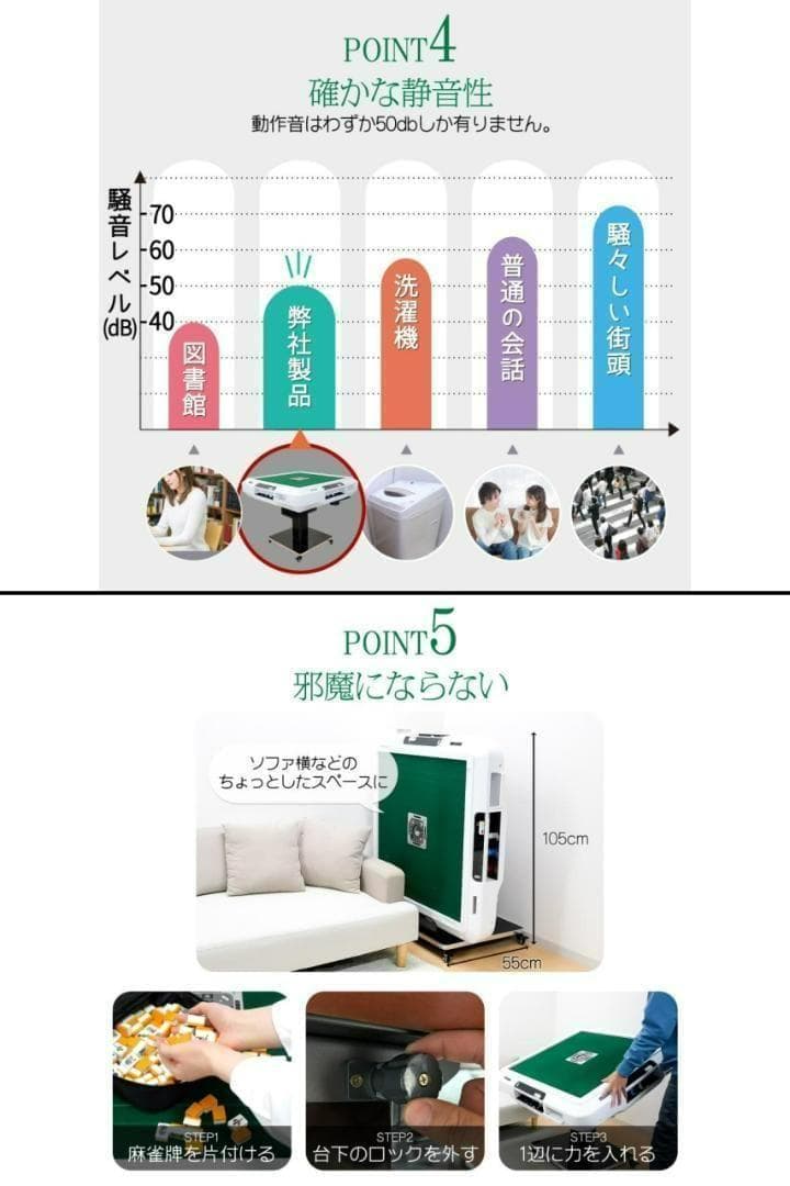 全自動 麻雀卓 点数表示 麻雀台 ガラス脚 折りたたみ テーブルボード付（M黒）