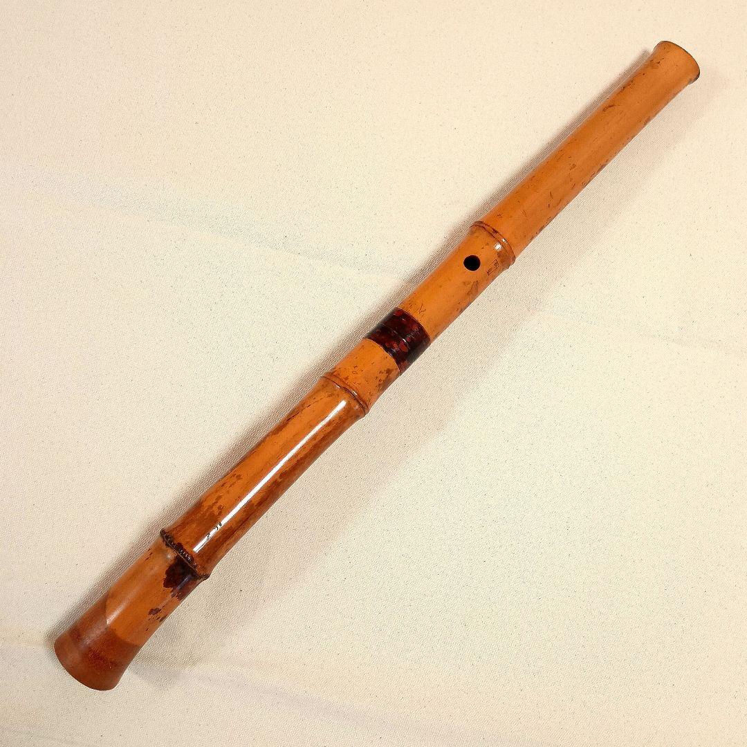 四郎管を思わせる老竹の曲管！爆鳴りの竹が鳴くような独特の音色の尺八！二尺管！
