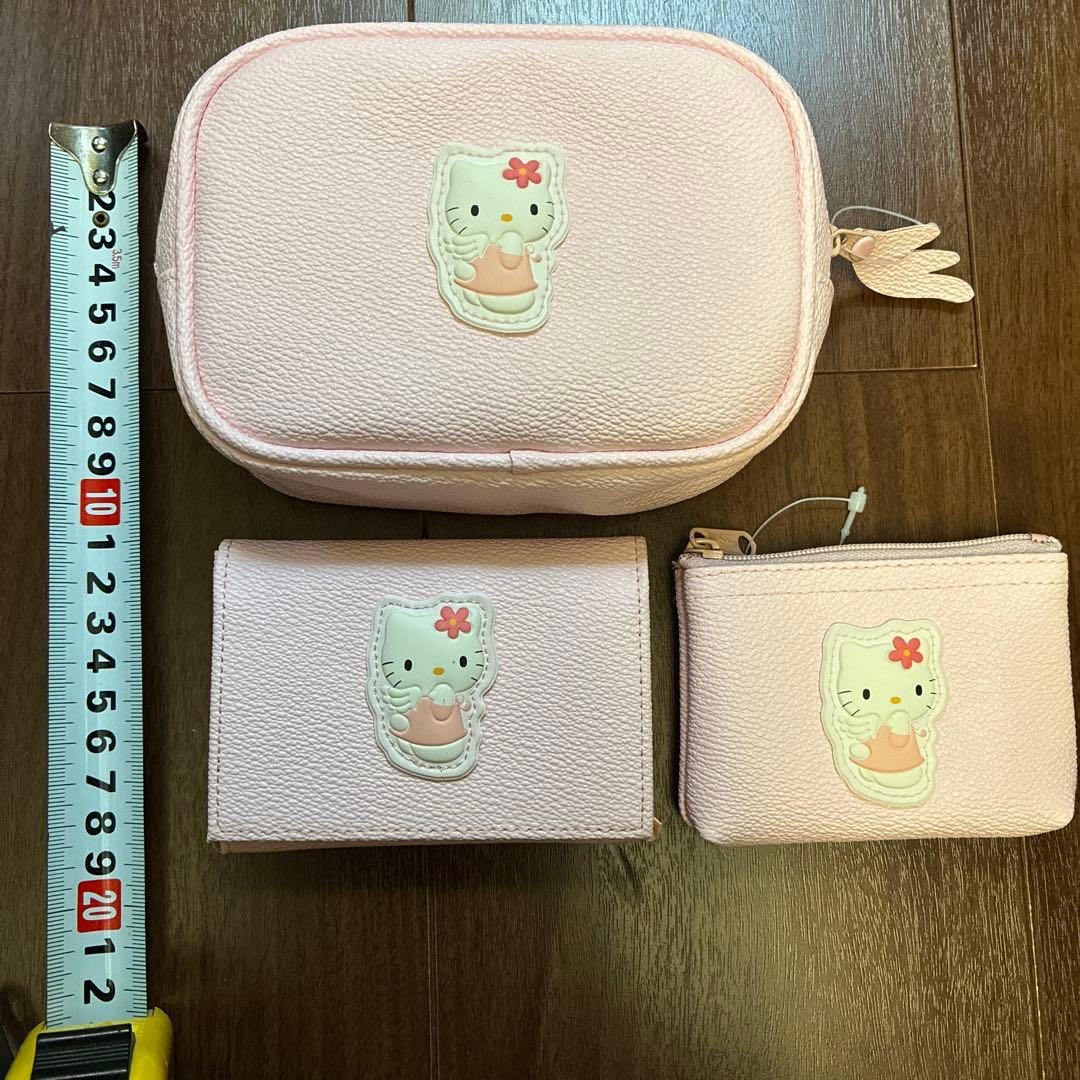 レトロ　Hello kitty ポーチ　マルチケース　ケース　全3点　希少