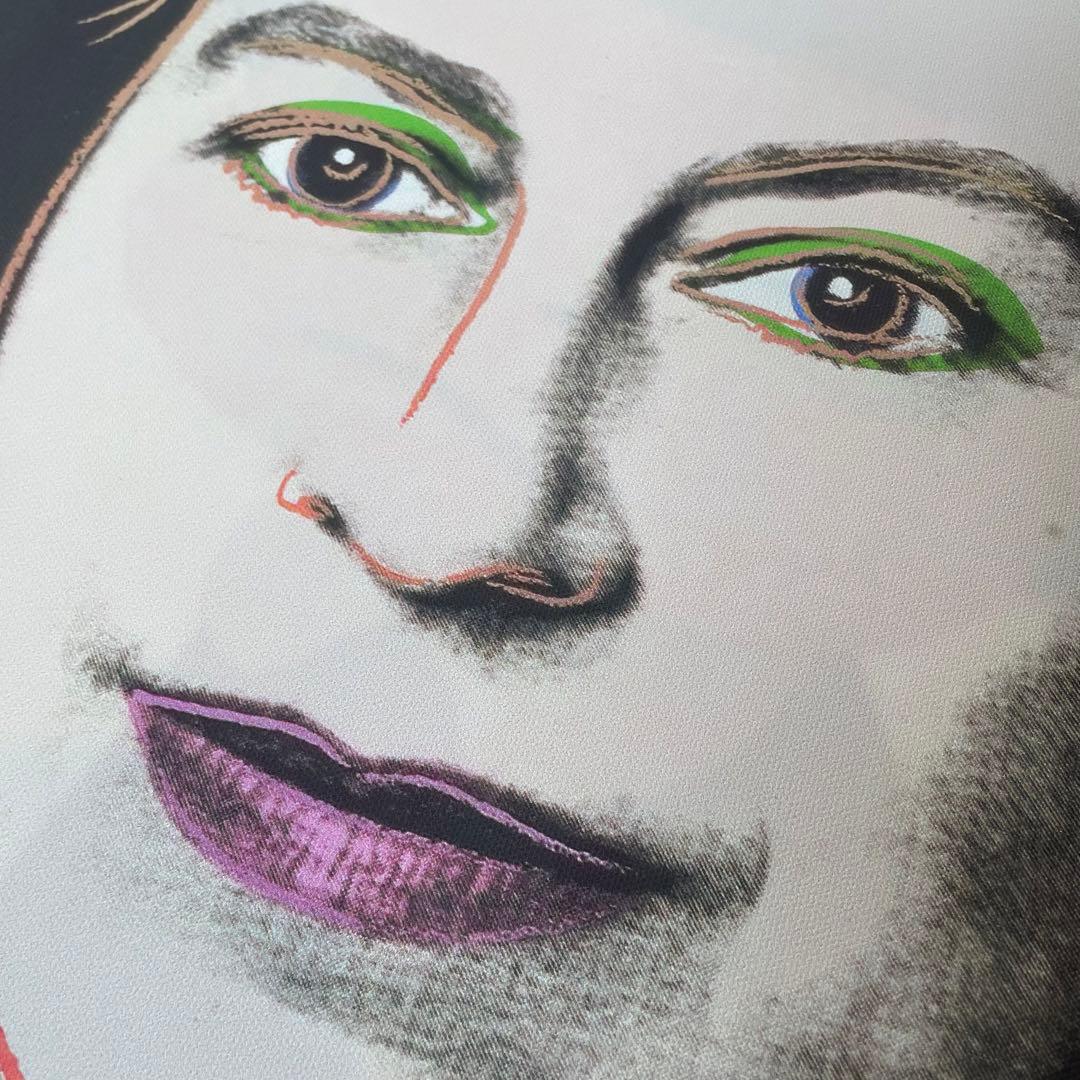 【50cm×50cm額付ポスター】アンディ ウォーホル 「エリザベス女王」新品