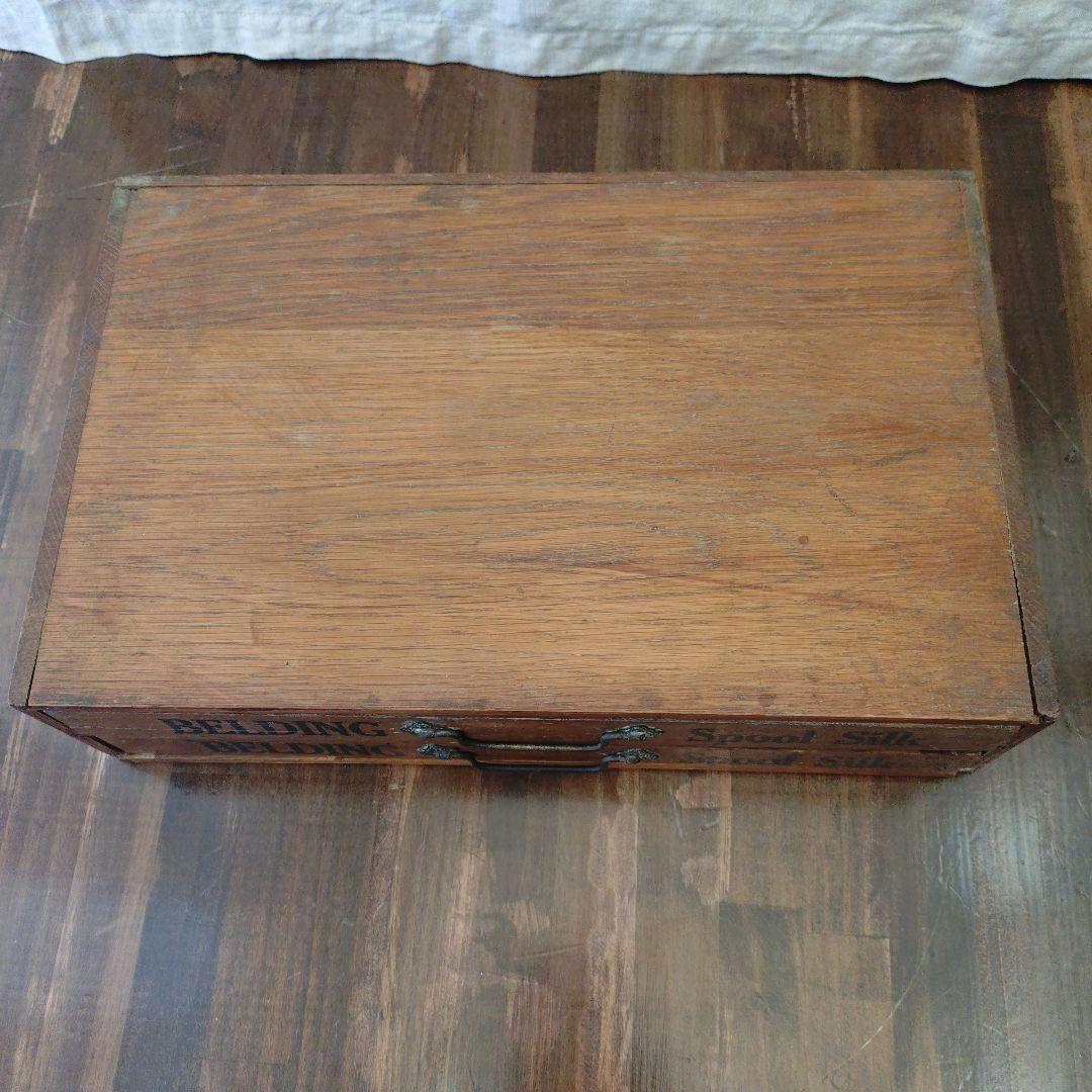 アンティーク スプールキャビネット 糸ケース ソーイング 什器 引き出し