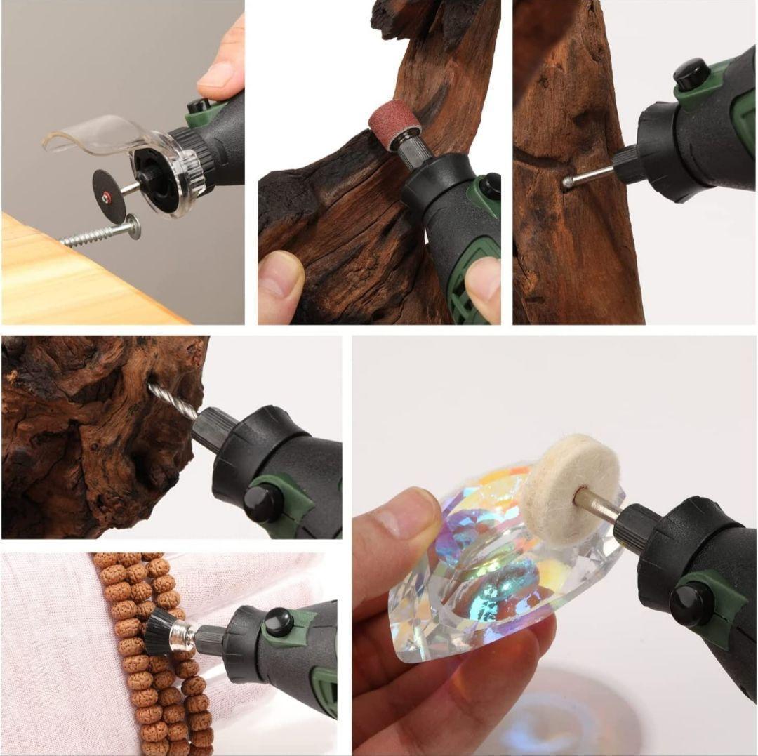 ルーター・トリマー 148点 フルセット マルチロータリーツールAC100V④