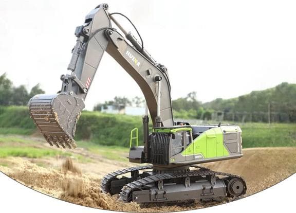 HUINA 1593 1/14サイズパワーショベルラジコン　アタッチメント付き