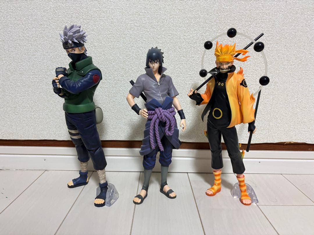 NARUTO 一番くじ 紡がれる火の意志フィギュア ナルトサスケカカシ