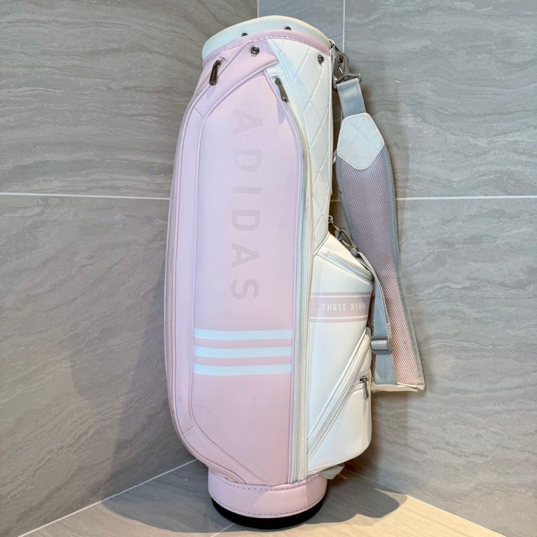 ADIDAS スリーストライプ　キャディバッグ
