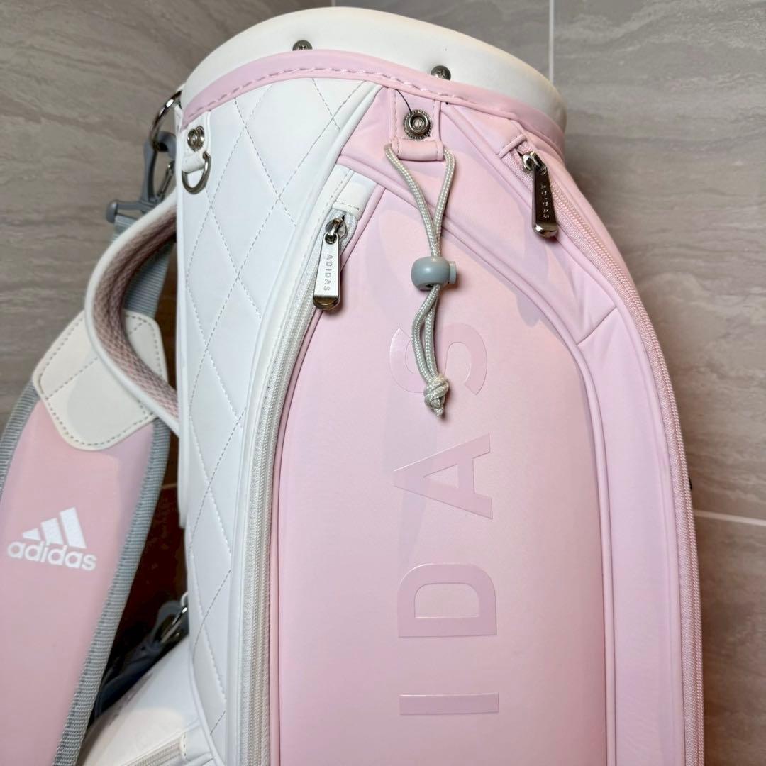 ADIDAS スリーストライプ　キャディバッグ