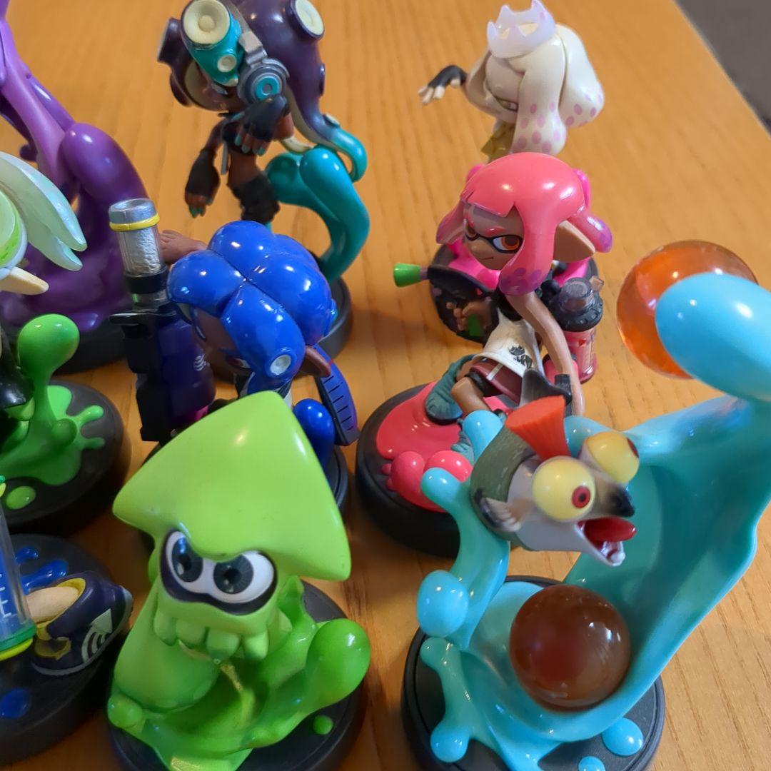スプラトゥーン フィギュア 14体セット　セリアケース