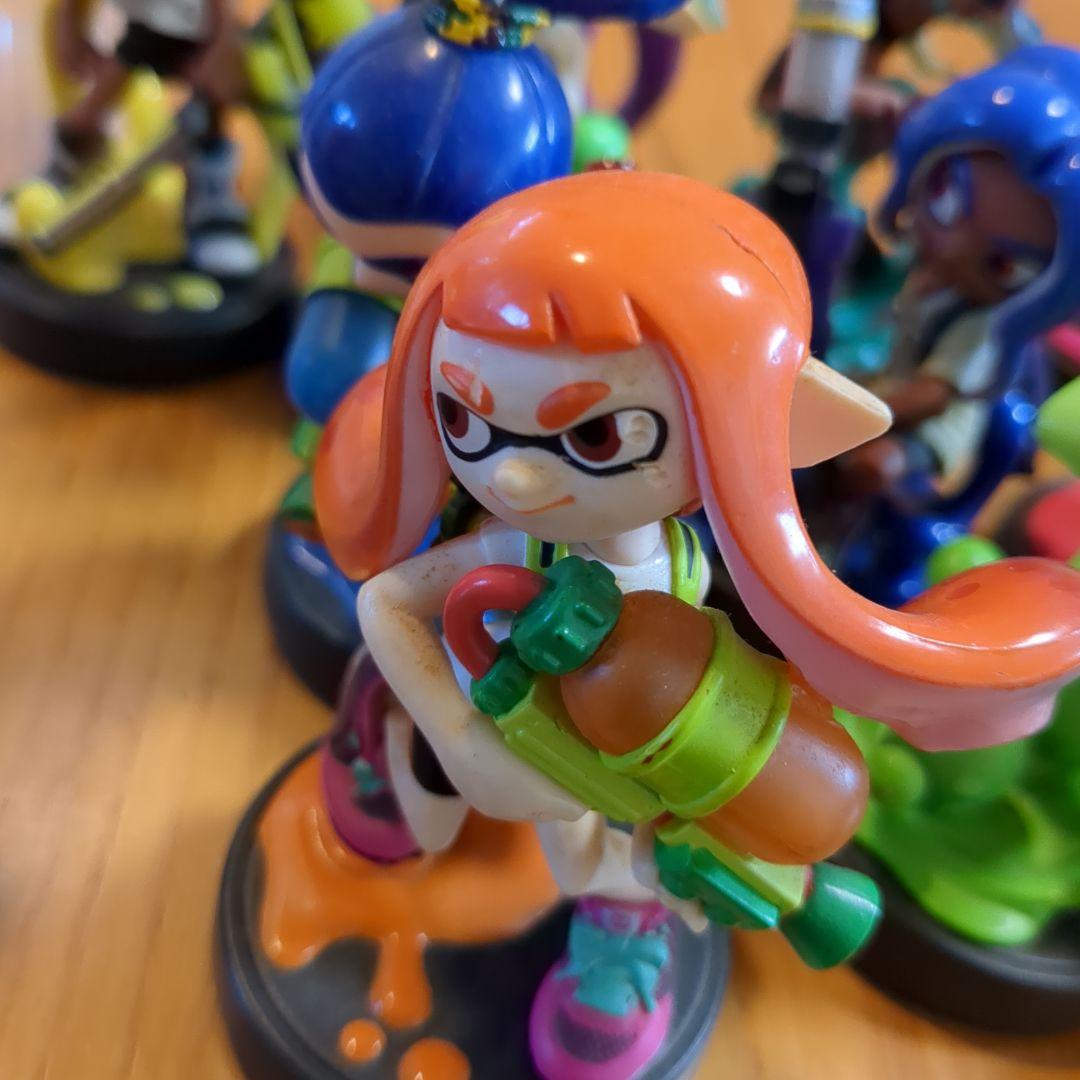 スプラトゥーン フィギュア 14体セット　セリアケース