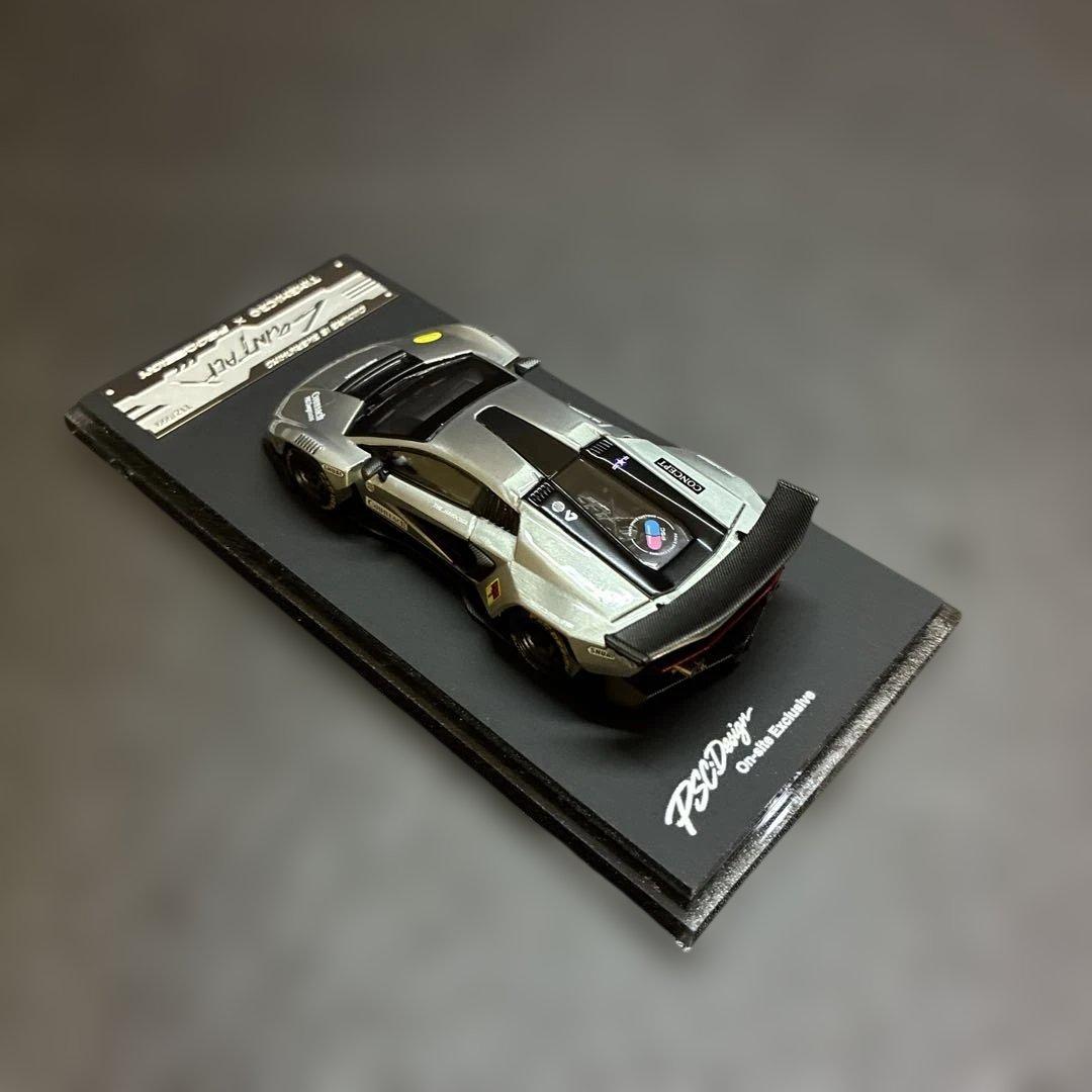 907 ※ カウンタックLPI800-4 PSCデザインコラボ 1/64ミニカー