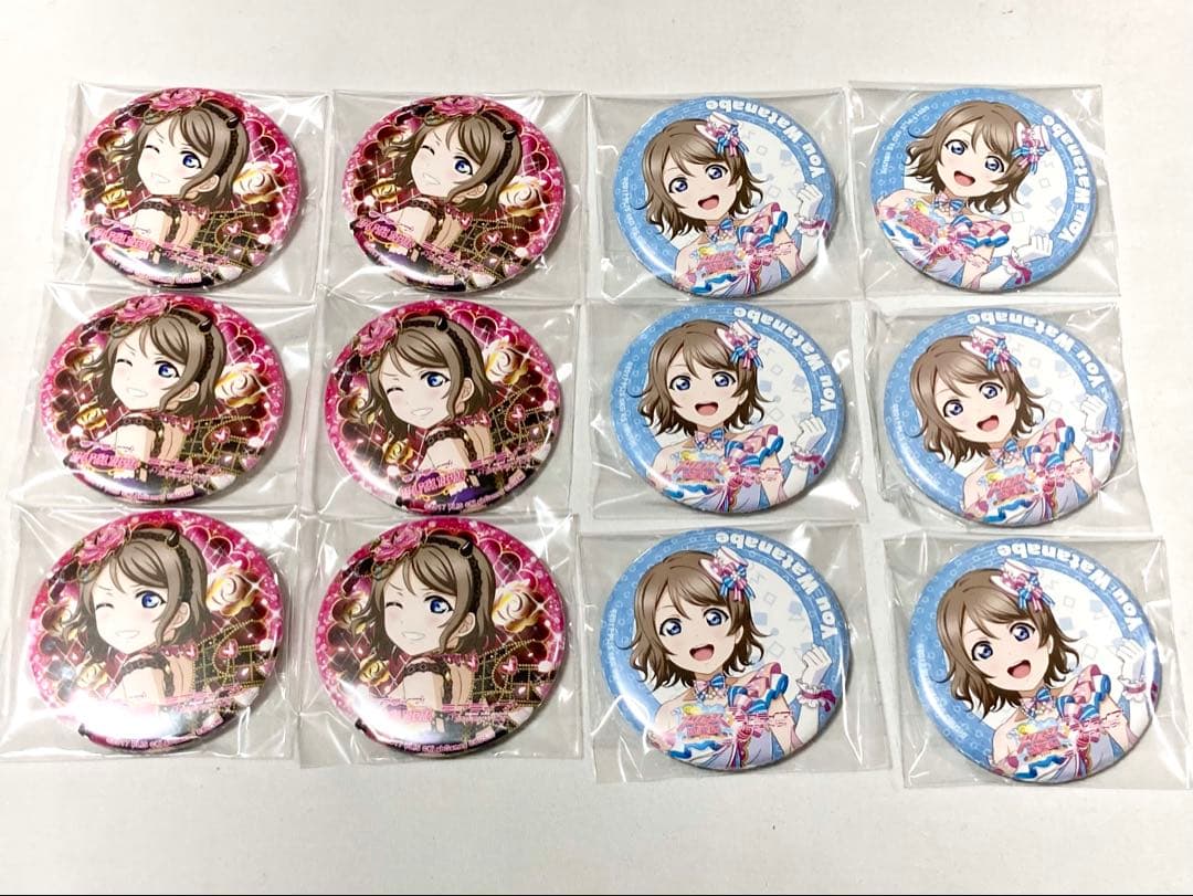 ラブライブ マルイ Aqours 缶バッジ 渡辺曜 6セット