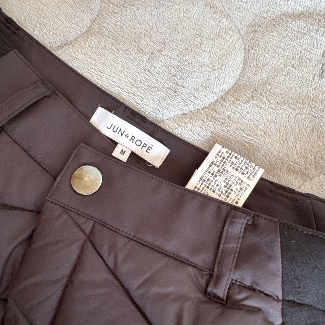 JUN & ROPE ブラック キルティングセットアップ M