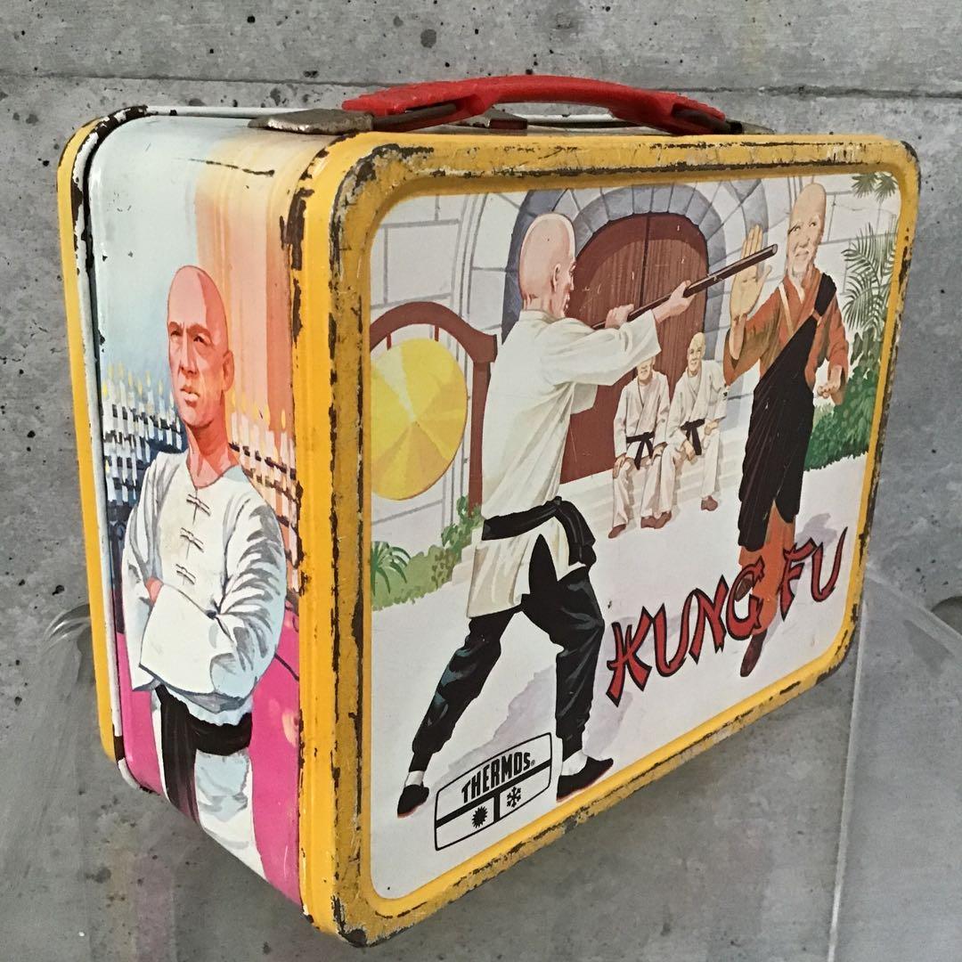 70s カンフー KUNG FU ブリキ ランチボックス ビンテージ