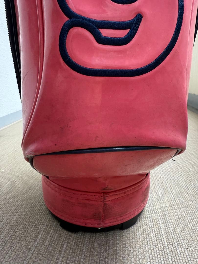 PEARLY GATES ゴルフバッグ ピンク/ネイビー　キャディバッグ