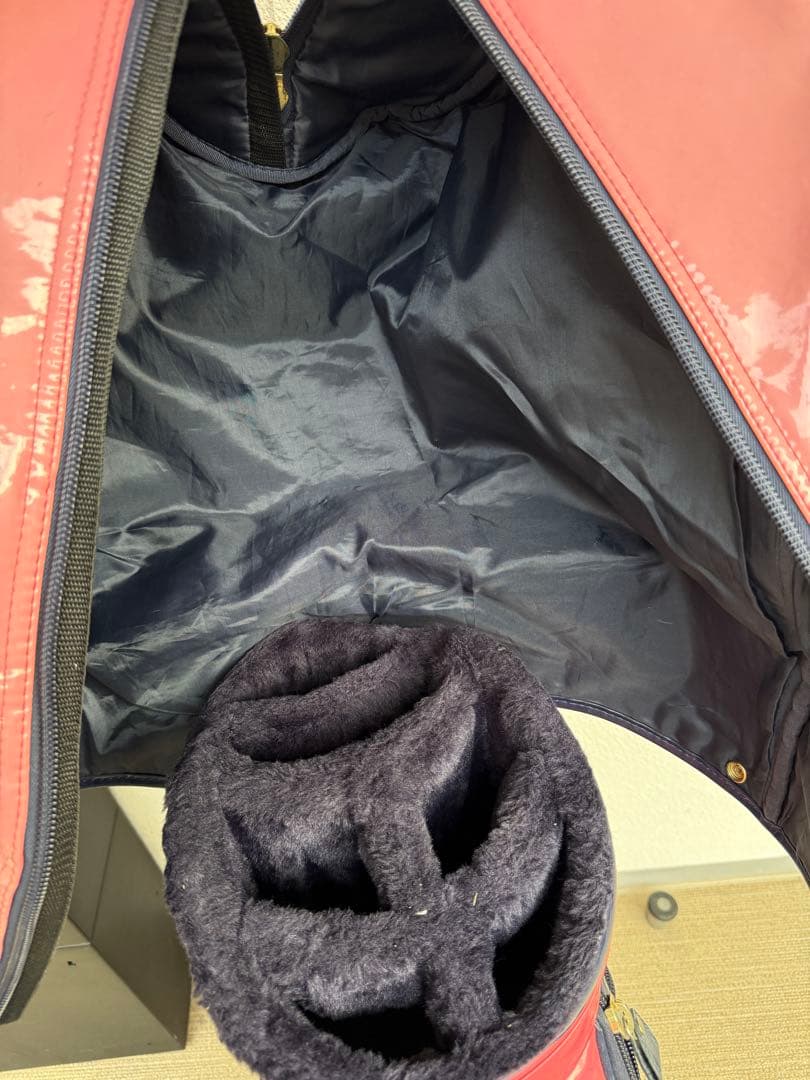 PEARLY GATES ゴルフバッグ ピンク/ネイビー　キャディバッグ