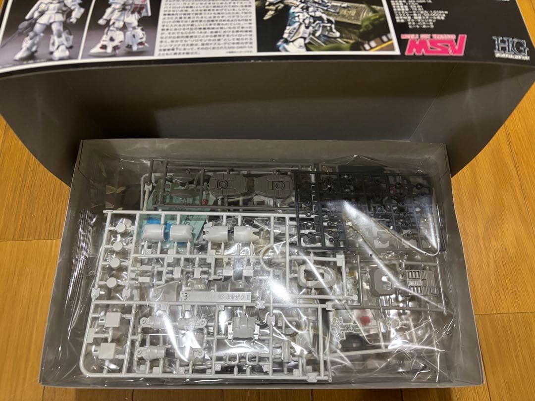 ガンプラ　HG 1/144MSV ザクII 黒い三連星　ジョニー　シン3体セット