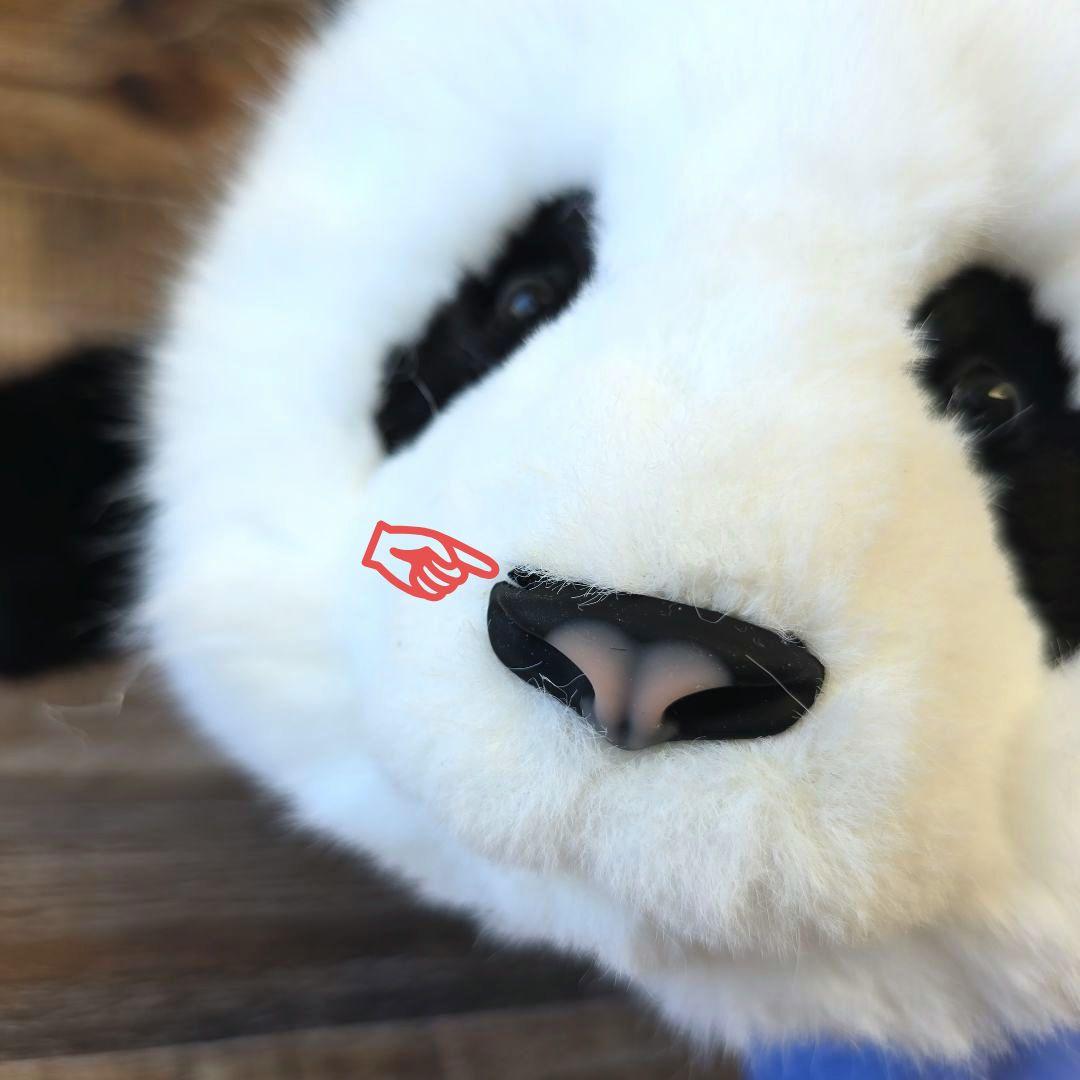 Chongker リアルパンダぬいぐるみ 大熊猫 手作り ギフトMenglan⑤