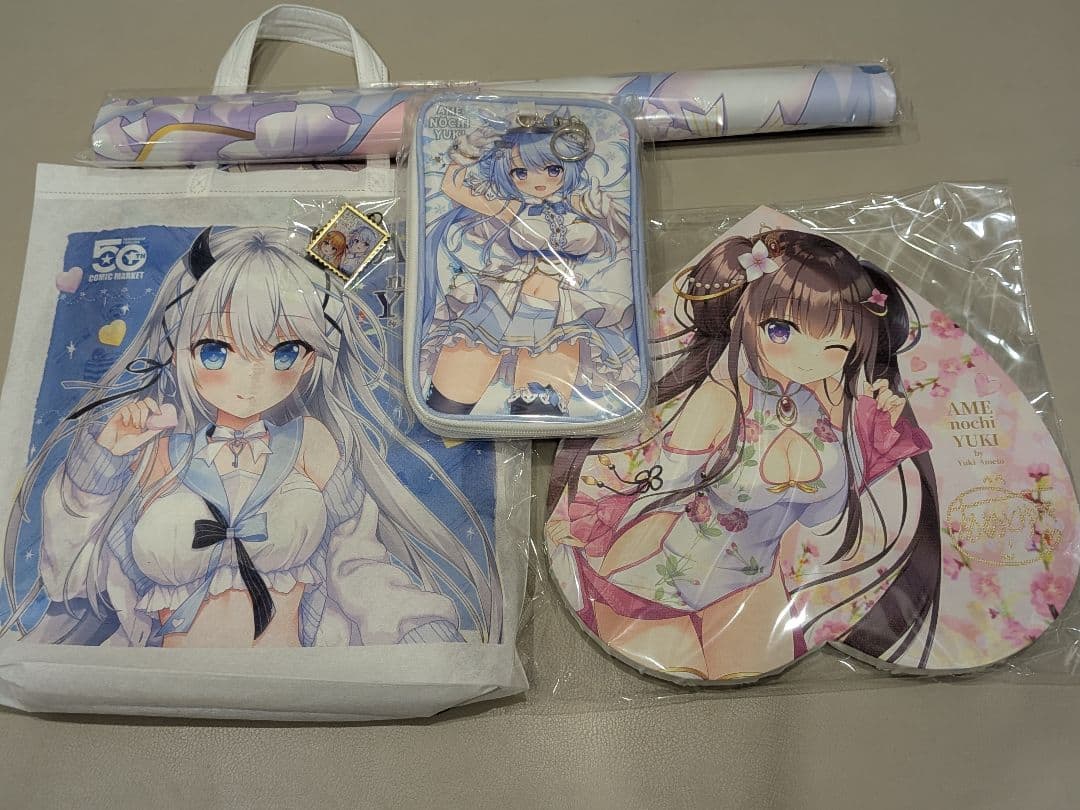 c107 コミケ あめのちゆき 新刊グッズフルセット 特典付き