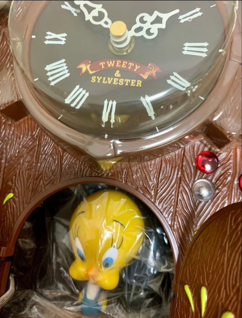 トゥイーティーシルベスター トーキングクロック　仕掛け時計　未使用コレクター商品