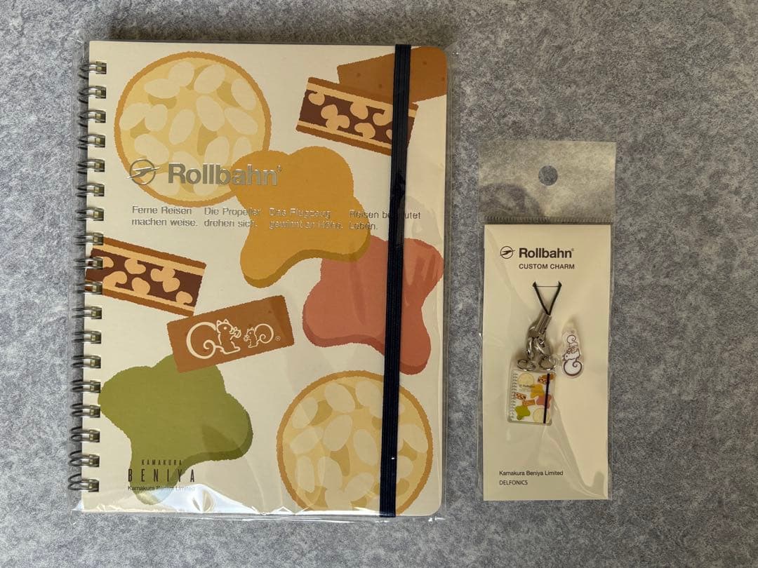 【クルミっ子✖️ロルバーン】ポケット付メモL・チャーム 6点セット