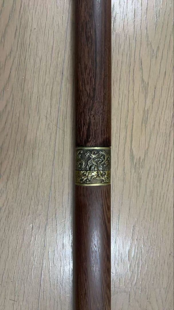 【３日内速達】花梨木鞘　直刀　模造刀　日本刀　居合練習　コスプレ道具