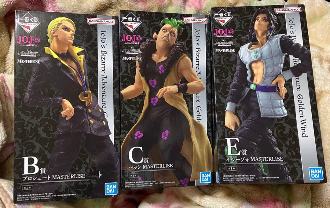 ジョジョの奇妙な冒険　プロシュート　ペッシ　イルーゾォ　一番くじ　フィギュア